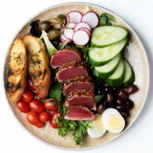 Salade tataki de thon