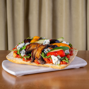 Focaccia légumes et gorgonzola