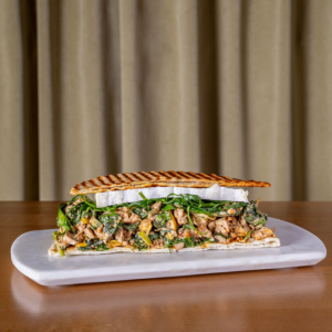 Quesadilla poulet et brie